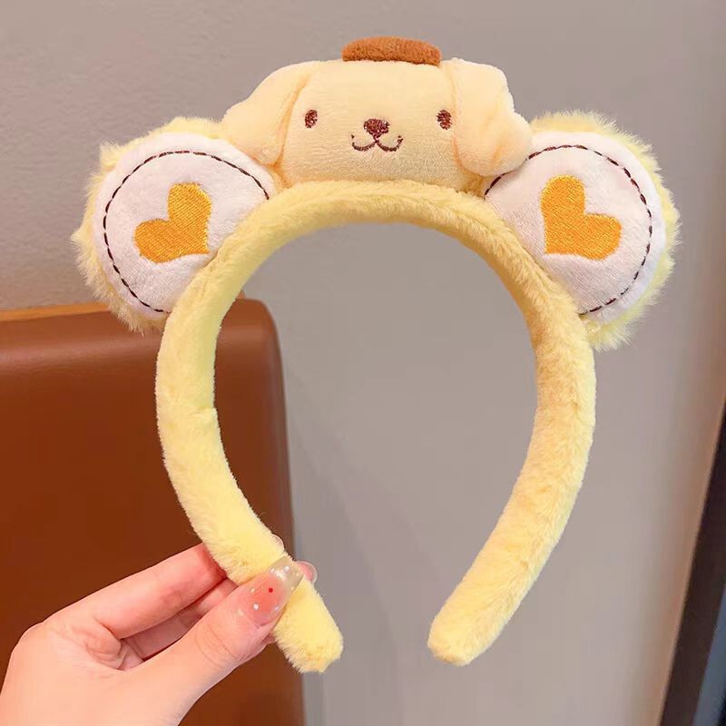 女の子の洗顔ヘッドバンド、かわいい漫画の猫のヘッドバンド、クマのイチゴの洗顔ヘアアクセサリー、メーカー在庫卸売|undefined