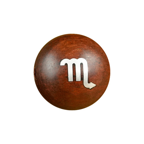 Bloodwood Silver Bead Zodiac Bracelet Accessory Purple Sandalwood Inlaid Personality DIY Bead Scatter Beads Splice