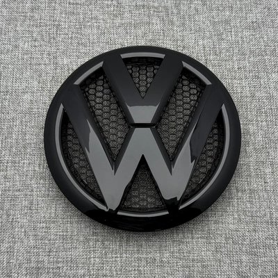 Suitable for Volkswagen Multivan Metway T5 Black Logo Kailuwei T6 Mid-Grid Tail Logo Modified Black Car Logo (Car logo) - t5-front-mark