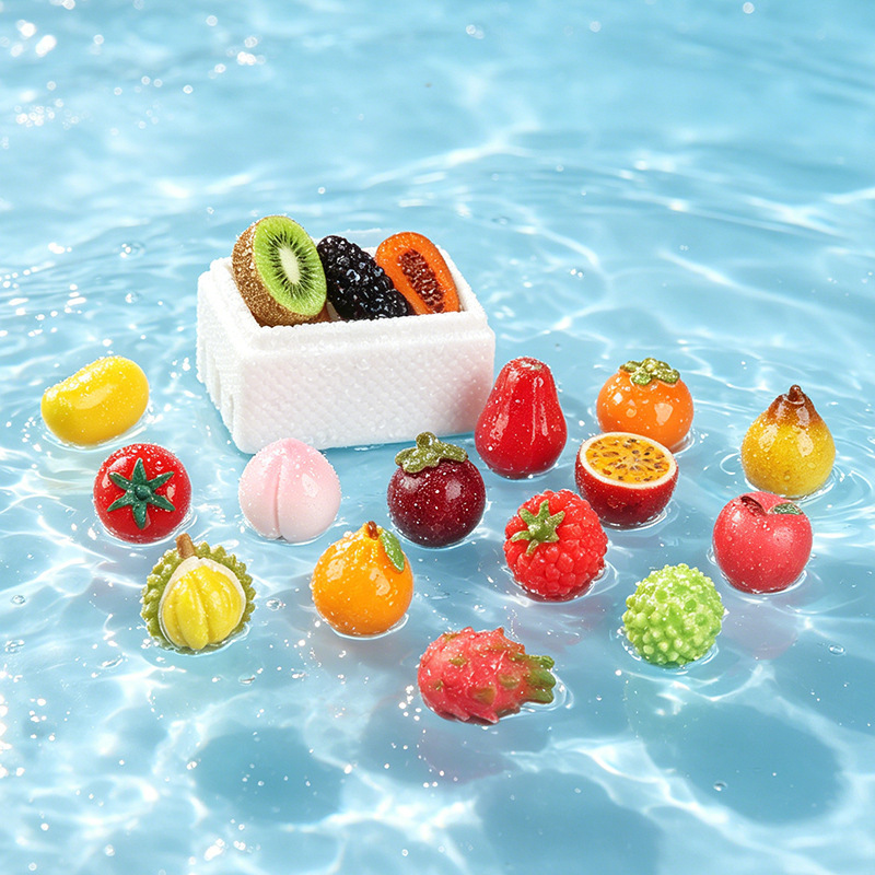 Miniature Landscape Artificial 3D Fruit Durian Simulation Food Toy DIY Decoration Accessories Mini Ornaments