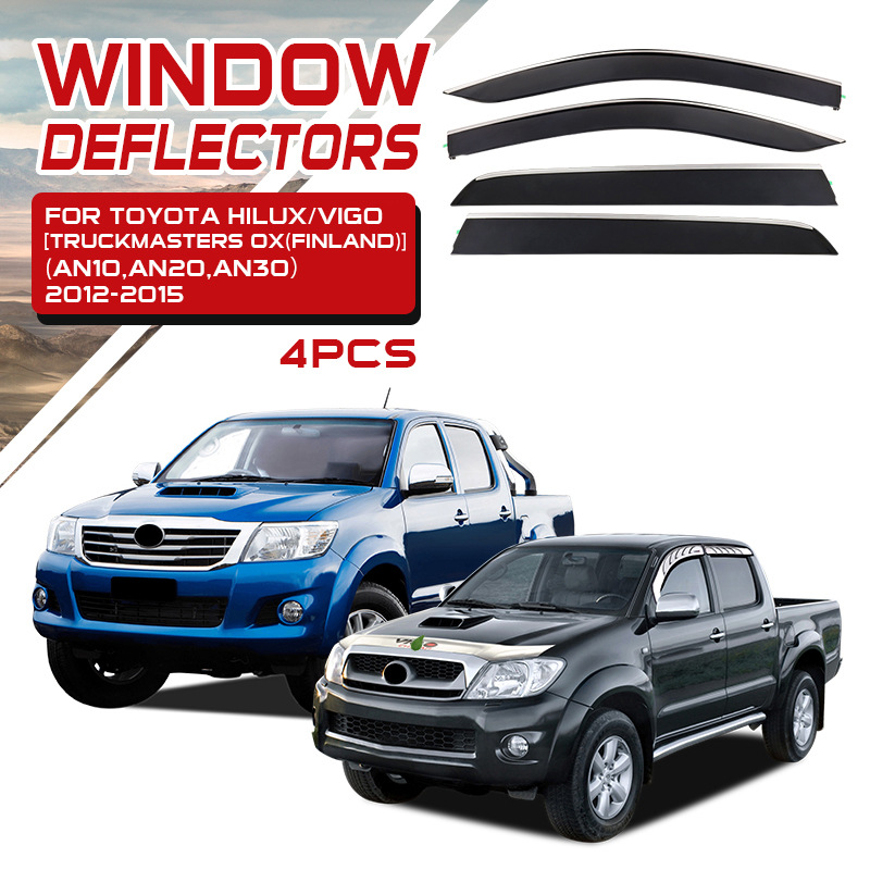 Protector de Lluvia Tianxirui para Toyota Hilux Revo, Protector de Ventana para Auto, Modificación de Cejas para Ventana, Accesorios para Auto