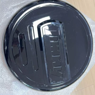 Suitable for 2019-2026 Suzuki Jimny models; ABS tailgate spare tire cover, available in multiple colors (Spare wheel cover) - black