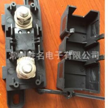 大号叉栓保险丝座 房车货车改装螺栓保险丝盒 圆孔大平插保险片盒