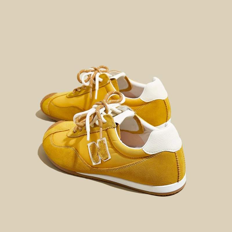 Summer yellow high shoes, soft sole