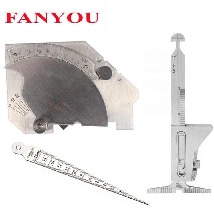 凡莜  焊接检验尺 凸轮式焊接规 焊缝检测尺MG-8大高低规锥形直尺