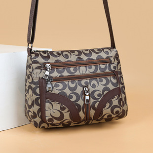 Bags for Women 2025 New Women's Bags Multi-Layered Temperament Mom Bags Western Style Women's Fashion Single Shoulder Messenger Bags Large Capacity