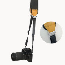 厂家直销跨境新款相机肩带 防滑黑色减压相机背带  单反相机肩带