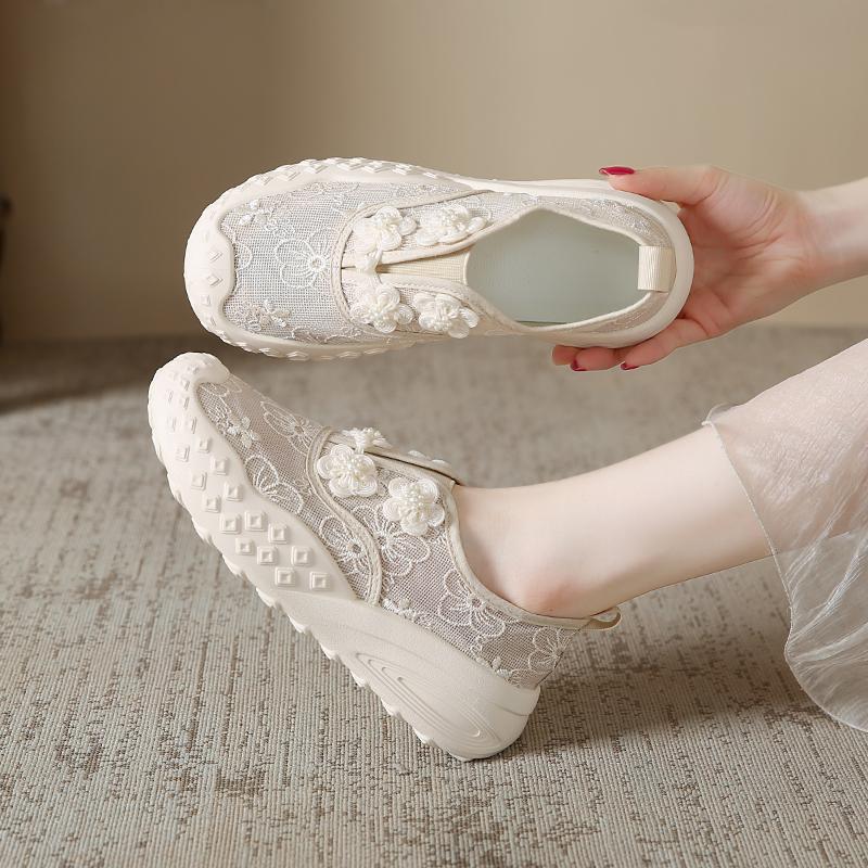 2025 New Summer Fisherman Shoes Lace Hollow Breathable Slip-On Velcro Mary Jane Shoes Wholesale in Stock 2025 New Summer Fisherman Shoes Lace Hollow Breathable Slip-On Velcro Mary Jane Shoes Wholesale in Stock