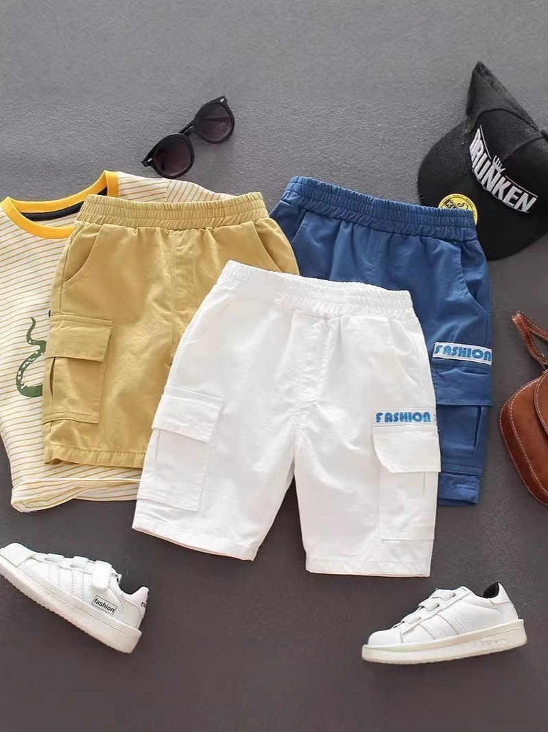 Cotton summer shorts for boys