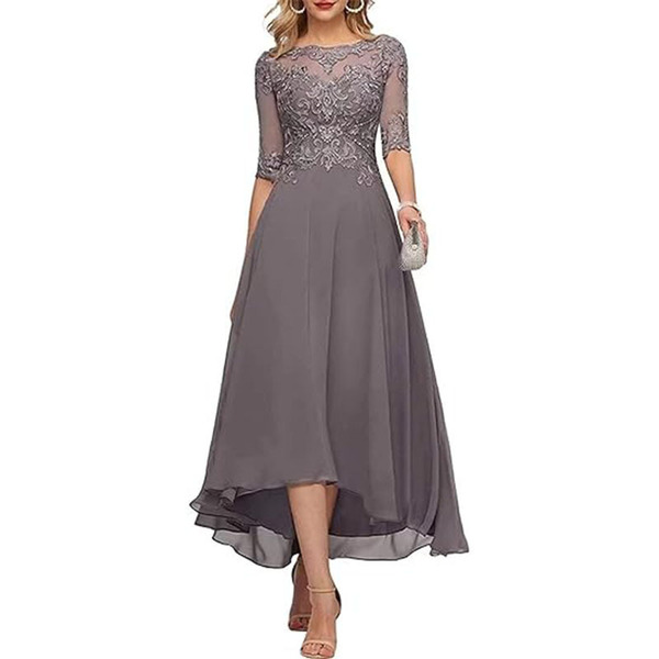 Lace evening dress for bride