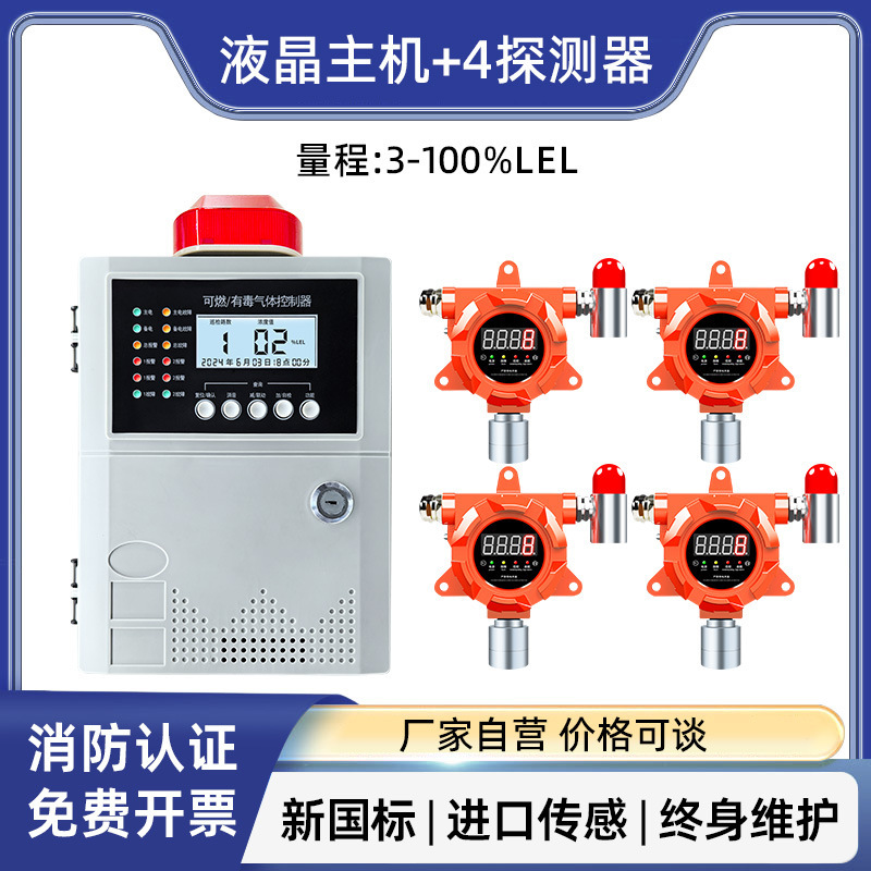 可燃性ガス検知器 工業用防爆音光酸素一酸化炭素検知器 有毒ガス警報器|undefined