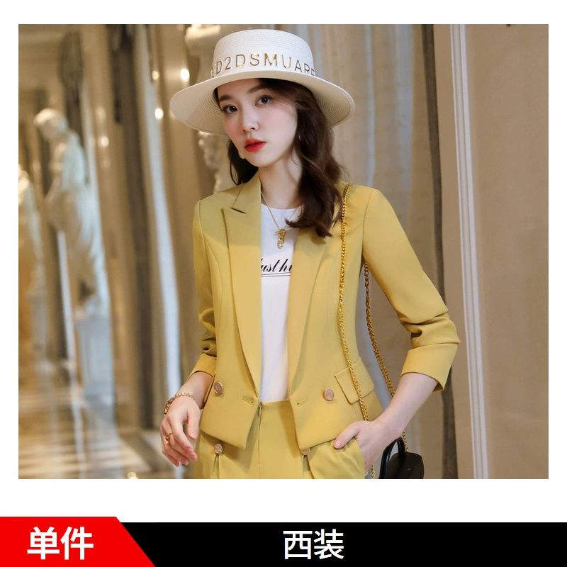 Quality short autumn classic suit jacket for leisure, Chanel style
