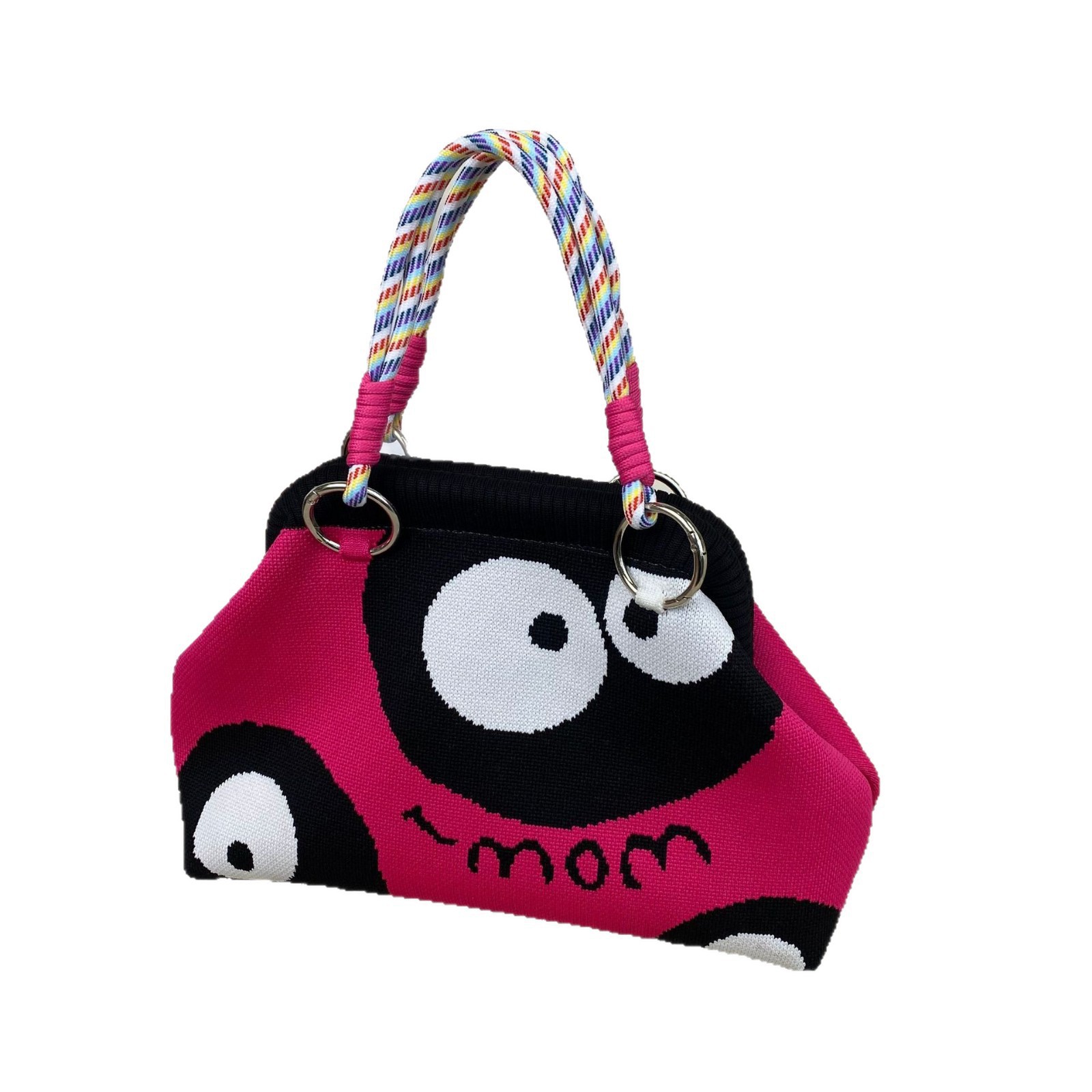 Coreano ins zhong nicho lindo bolso de teléfono móvil de punto nuevo bolso de punto bolso de cambio de mujer bolso de bolso de galleta bolso de bolso nuevo