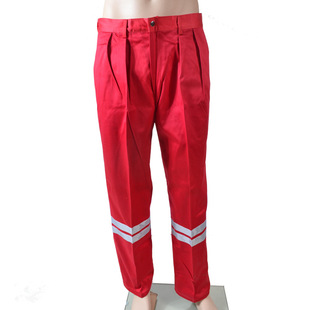 Fluorescent Outdoor Multi-tool Pocket Reflective Tooling Pants LOGO Oil Workers Tooling Pants