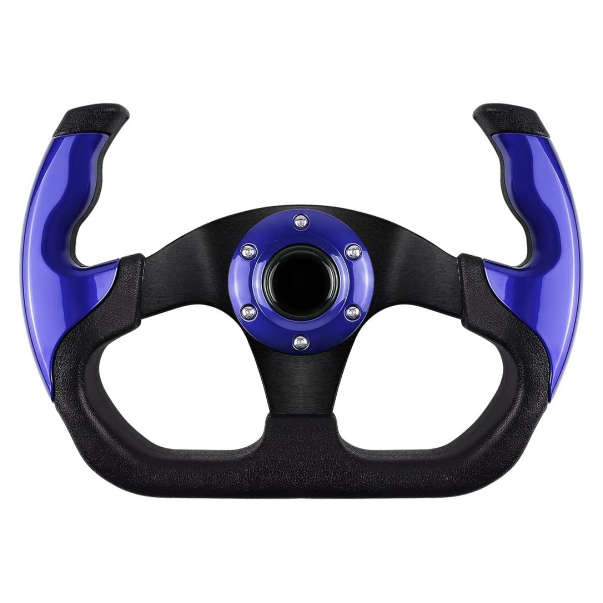 Car Modified Pu Steering Wheel Competitive Game Kart 13-Inch 320mm Imitation Racing Steering Wheel Adaptable to Universal