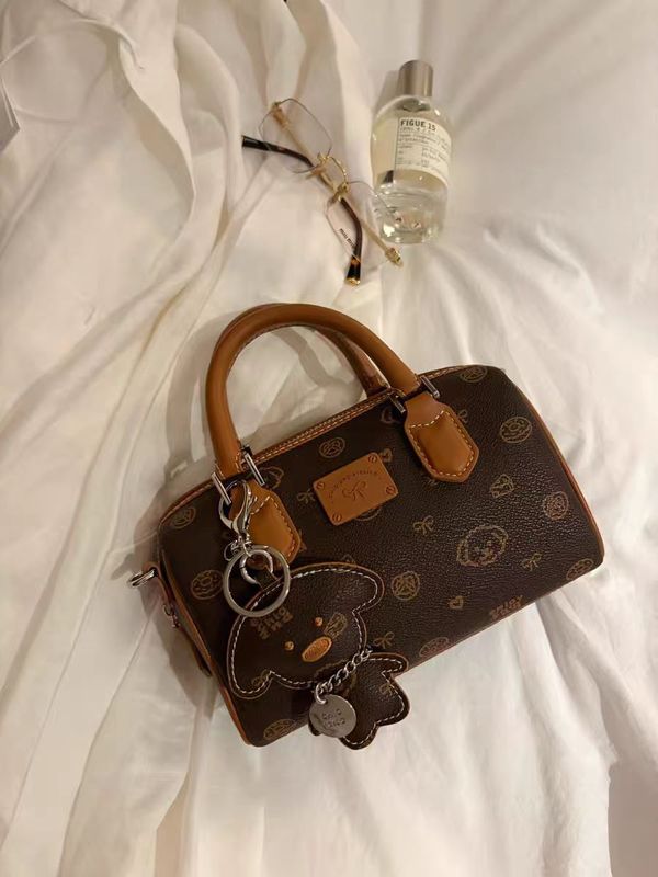 简约时尚同款面包小狗微醺早秋枕头包包女手提包小拎包单肩斜挎包|undefined