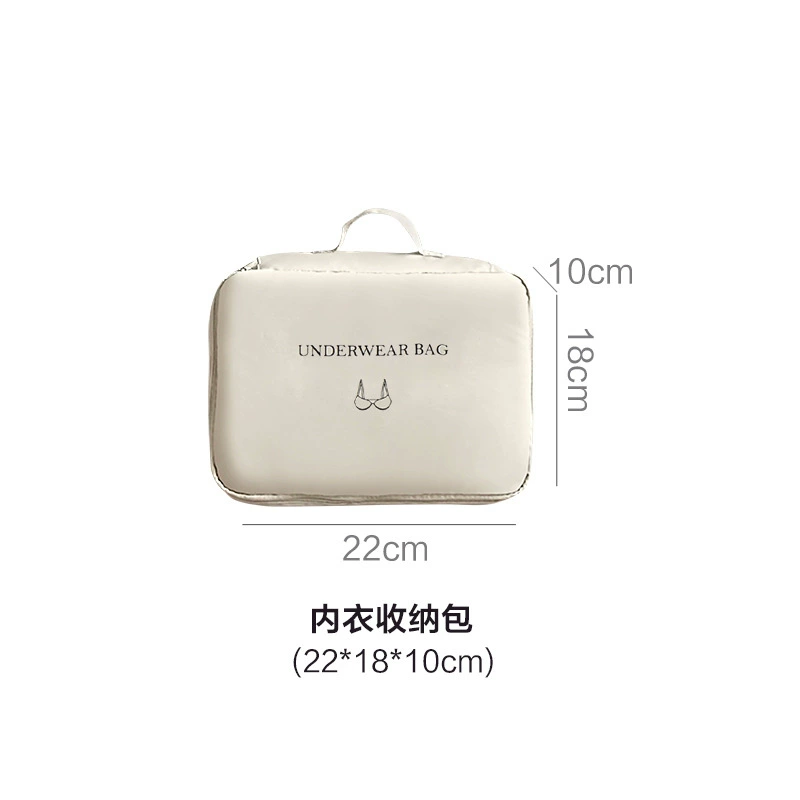 Storage system, set, suitcase for traveling, folding pack, underwear, storage bag