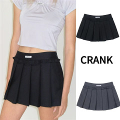 25夏の新型韓国CRANK学院風JKショートスカート
