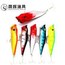 Small Popper Fishing Lures 40mm 2.3g Hard Plastic Baits Fresh Water Bass Swimbait Tackle Gear