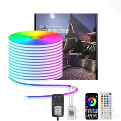LEDフレキシブルネオンライト付き5V低圧改質シリコンRGB 6x12ktv看板クリエイティブソフトライト