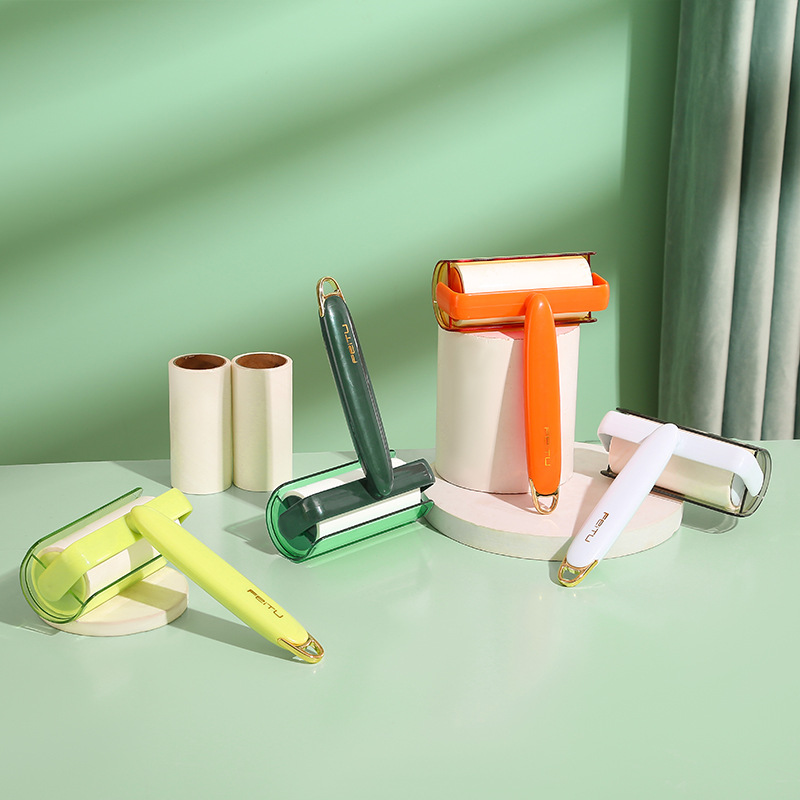 飞兔T型粘毛器可撕式滚筒刷家用去灰尘除毛去毛发宠物沾毛器|ru