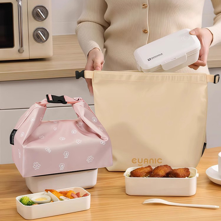 Lunch Box Handbag Insulated Lunch Bag Waterproof and Oil-Proof Thickeneded Aluminum Foil Lunch Bag for Primary School Students and Office Workers