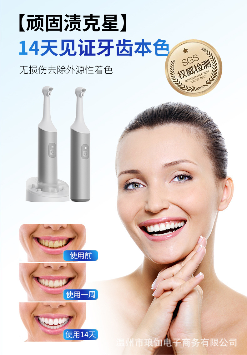 Cross-border New Tooth Polisher Electric Teeth Cleaner Oral Irrigator Adult Toothbrush Stain and Plaque Remover