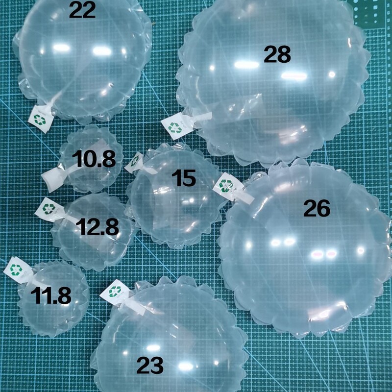 Round Underwear Hat Shoe Support Filling Bag Cushioning Air Bubble Carton Plastic Airbag Express Inflatable Filling Bag