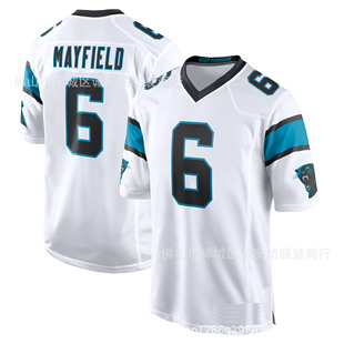 Nfl Football Jersey Black Panther 6 White Panthers Baker Mayfield Jersey Dropshipping