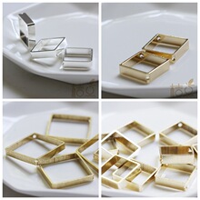 DIY��Ʒ��ͭ�����ͭԭ�� �Խǿ� ���� ˫�� ���� ��� (4262C)