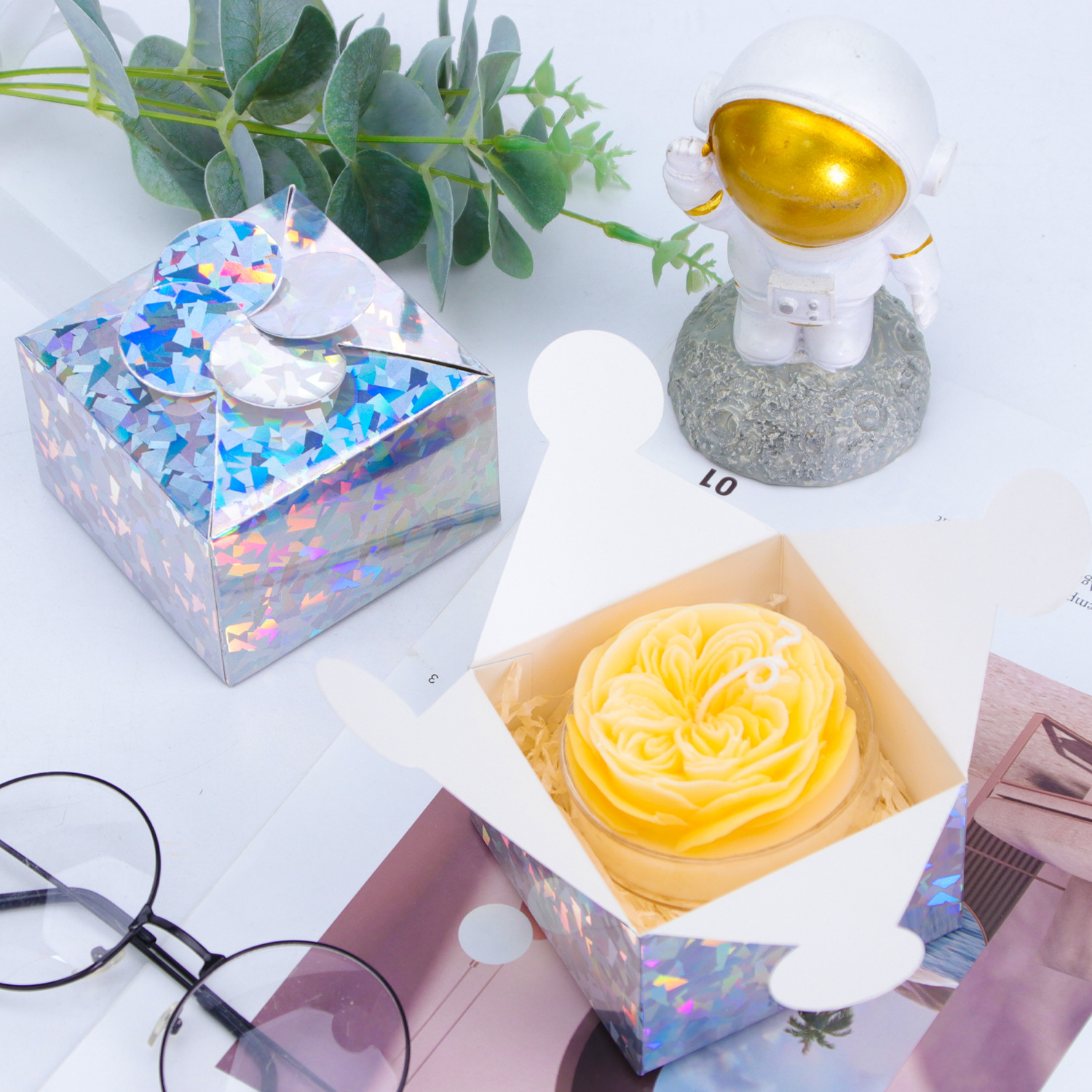13g Weight Gift Box Event & Party Supplies 1 Piece Quantity Holiday, Wedding, Party Occasion Wedding Festival Solid Color Pattern Wedding Solid Color Paper Holiday Wedding Party Gift Box Gift Wrapping Supplies 19