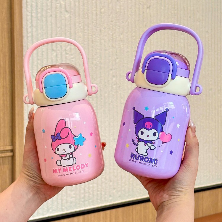 Sanliogou co-brand taza de aislamiento térmico para niños de alto valor facial, taza de paja para bebidas de niñas, taza de estómago especial para la escuela
