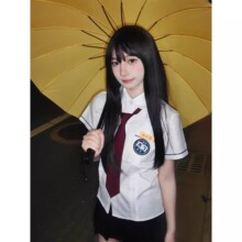 林率同款校服背着善宰跑韩式jk制服衬衫套装同款衬衣夏季学院风女