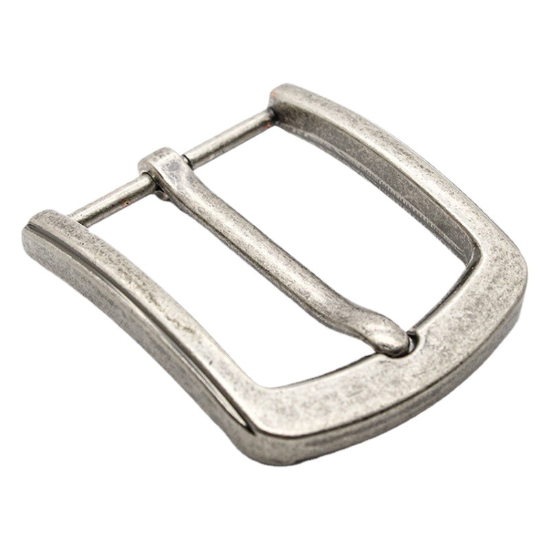 Hombres retro casual Pin-tipo de metal hebilla de cinturón de fábrica al por mayor 4cm pin hebilla pantalones de alta gama cinturón cabeza