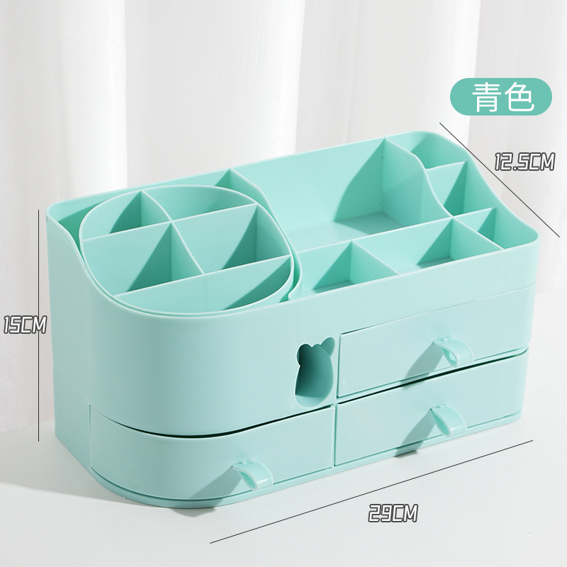 Caja de almacenamiento de gabinete de espejo lavabo de baño cosméticos lápiz labial estante de almacenamiento caja de acabado inclinada montada en la pared de baño