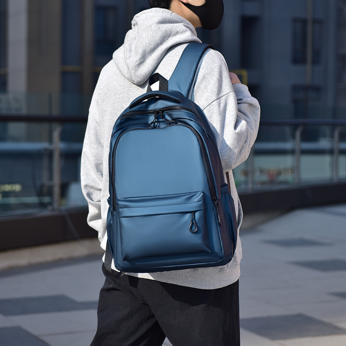 Bolsa de ordenador portátil de negocios de los hombres bolsa de viaje transfronterizo estudiante mochila de viaje al aire libre