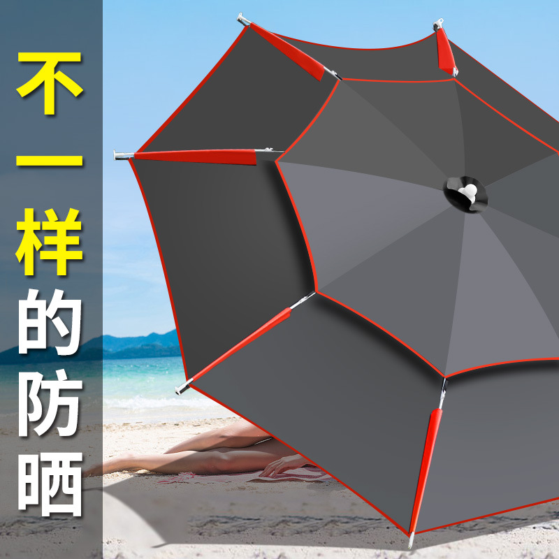 Fishing umbrella with decorative buckle, manufacturer wholesale, universal spring fishing umbrella, outdoor umbrella for stalls, can be printed with designs
