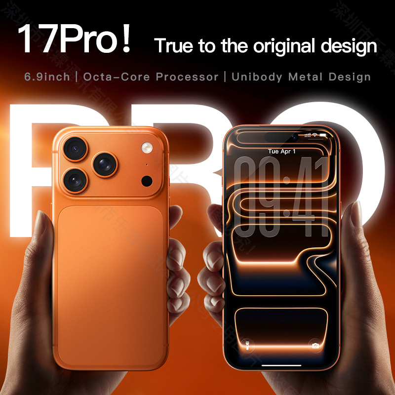 2025 Cross-Border Tk Popular Smartphone I17Promax Global Communication 5g Android Google Source Manufacturer Direct Sales