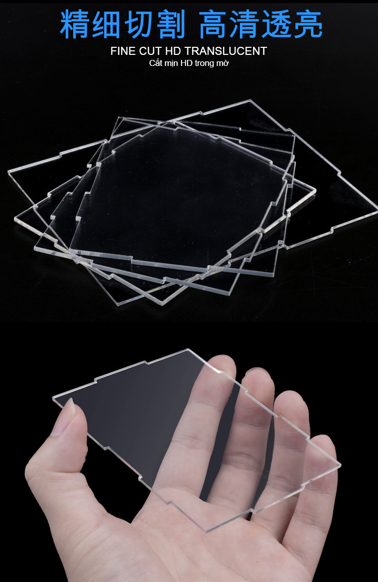 （袋装）亚克力塑料透明防尘罩合适1比32 1比24汽车模型摆件详情图3