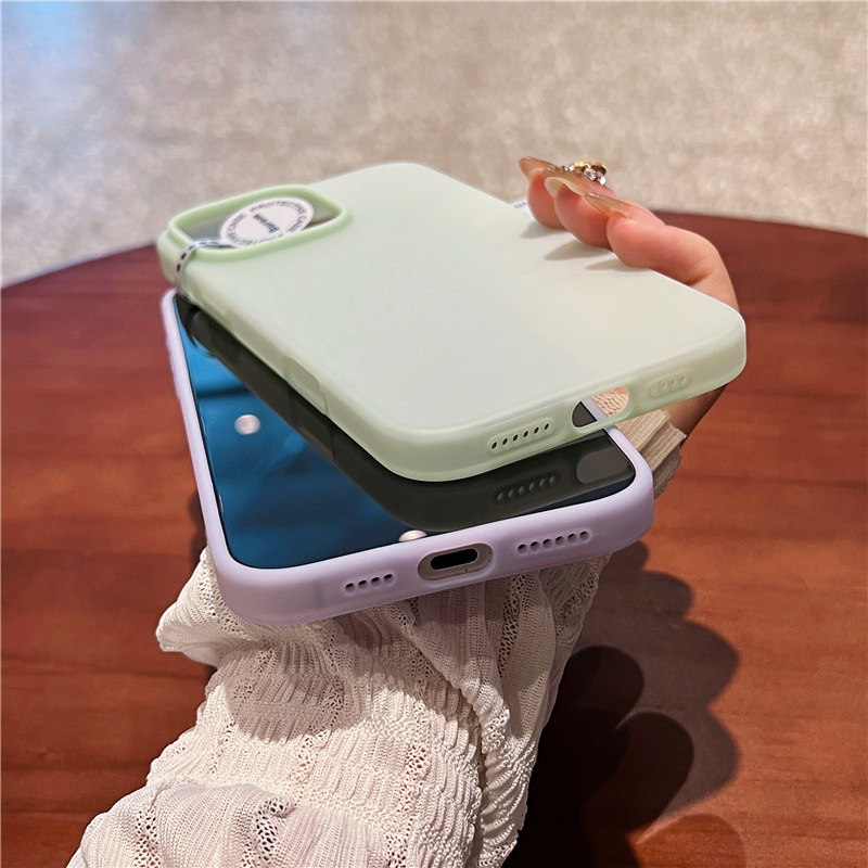 Apple 16ProMax 携帯電話ケースに適しています超薄型半透明液体シリコーン iPhone15 オールインクルーシブ AI キーライト|undefined
