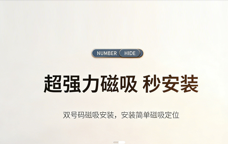 New Dual-Number Temporary Parking Sign, Car Moving Number Plate, Creative Hidden Temporary Parking Sign, Car Accessory