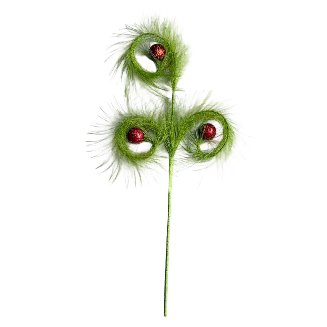 Ventas transfronterizas de caña frutas rojas Pampas hierba árbol de Navidad bolas de hadas decoración para el hogar colgar accesorios adornos