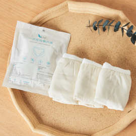 一次性内裤纯棉独立装消毒免洗产妇全棉女中腰三角裤适用医院差旅