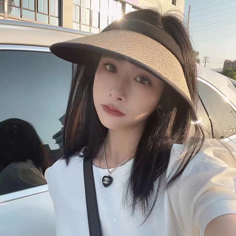 Summer brand sun hat, fashionable headband solar-powered, Korean style, internet celebrity