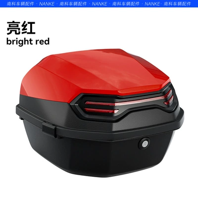 source thickened large battery car | Electric car tail box - xl-explorer-bright-red-single-trunk
