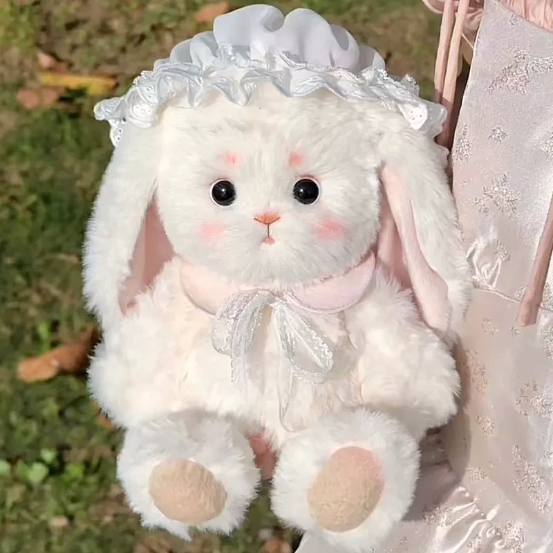 Настоящий кролик‑плюш: набор материалов в сумке, handmade; карта рождения, инструкции и инструменты