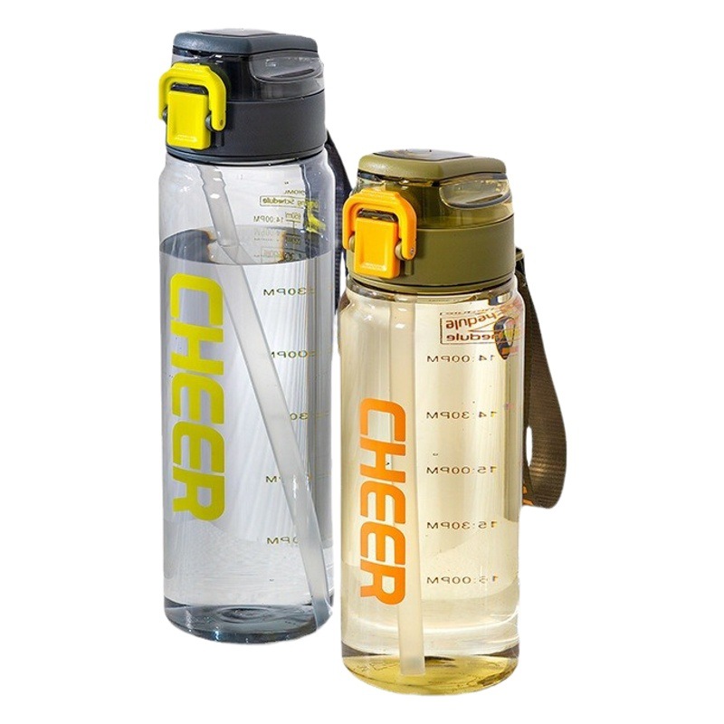 Yuntong 24 nuevos deportes taza de plástico 900ml portátil estudiante niños escuela deportes hervidor de agua potable directa taza fabricante