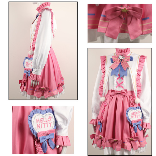 Fifth Person Cosplay Costume, Sanrio Superstar Collaboration, Gardener Emma Woods Cosplay Lolita Fashion
