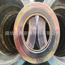 不銹鋼石墨法蘭墊片耐高溫高壓304 316內外環墊片半金屬密合墊