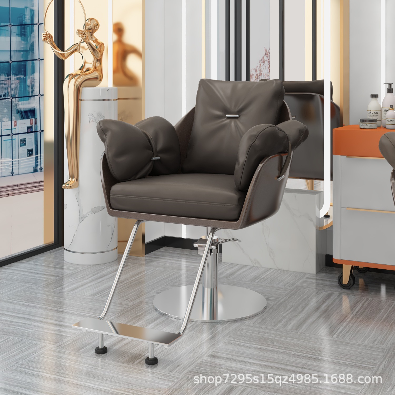 Fábrica directa 3AM silla de peluquería red tienda de marea roja silla barbería salón de corte de pelo silla salón de pelo especial